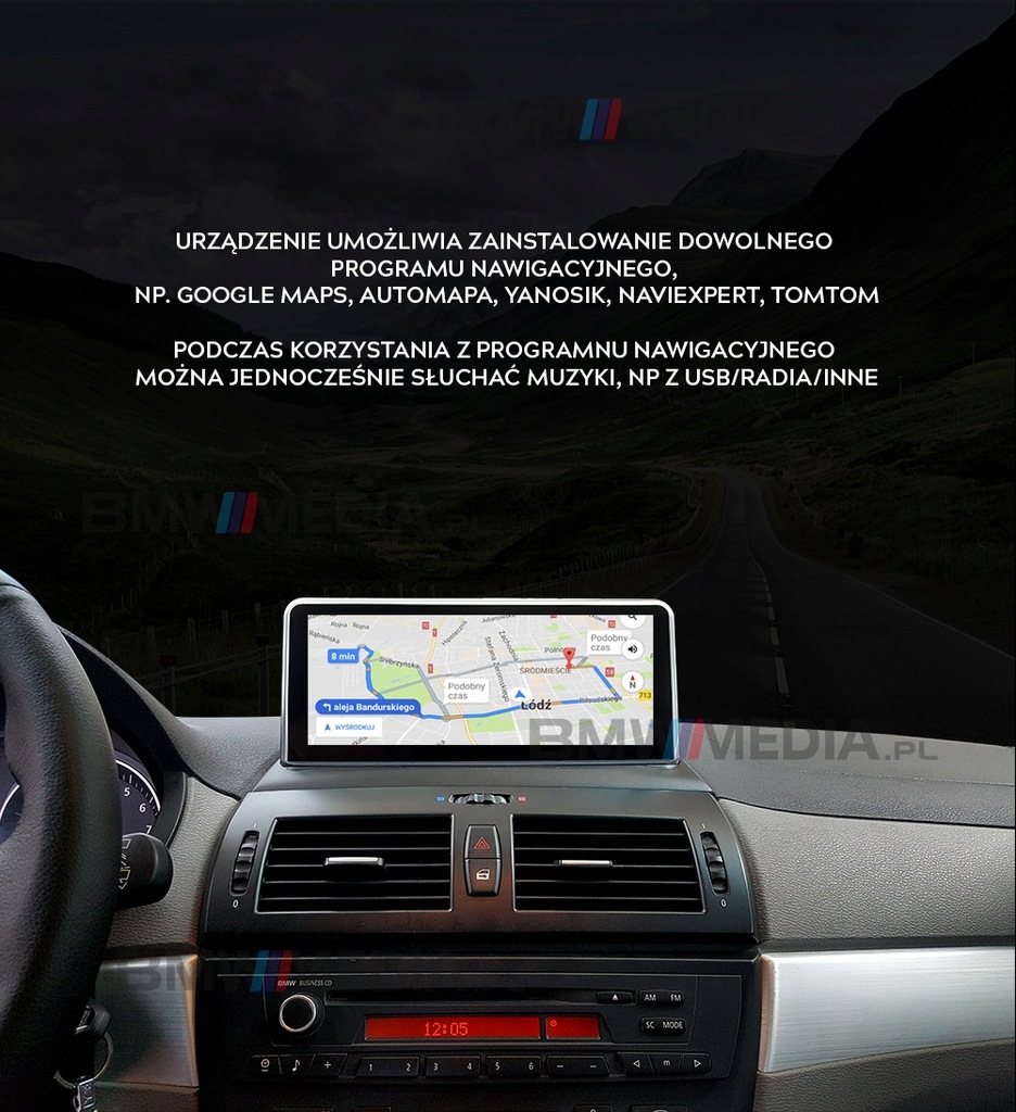 BMW X3 E83 RADIO 2DIN GPS WIFI ANDROID 10" 7559796358