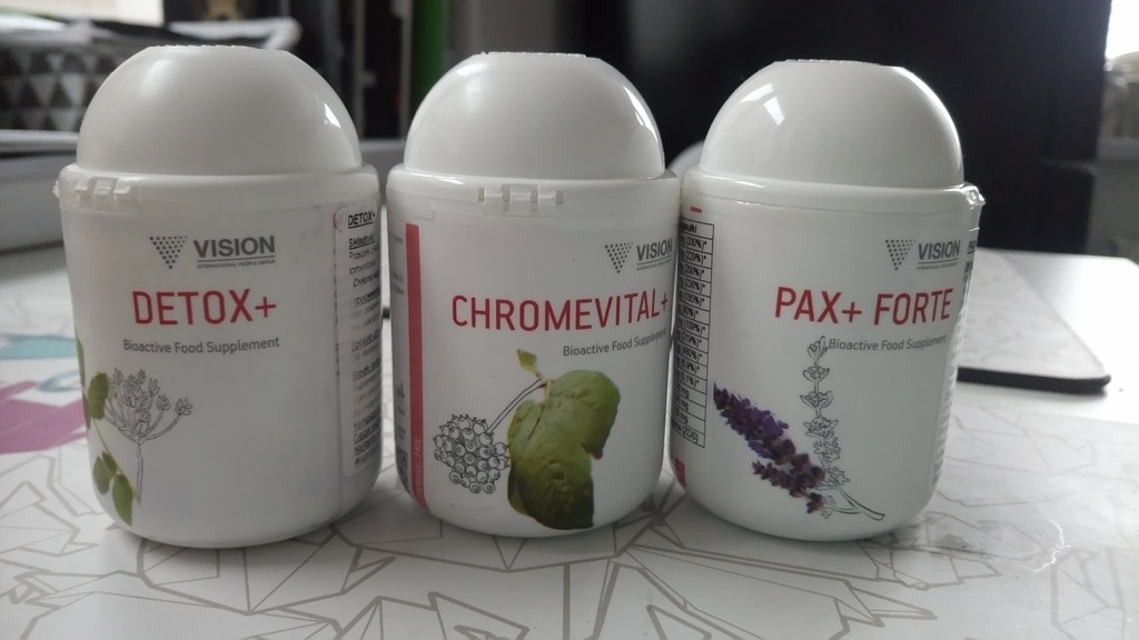 DETOX+ VISION, PAX +FORTE, CHROMEVITAL+ ZESTAW