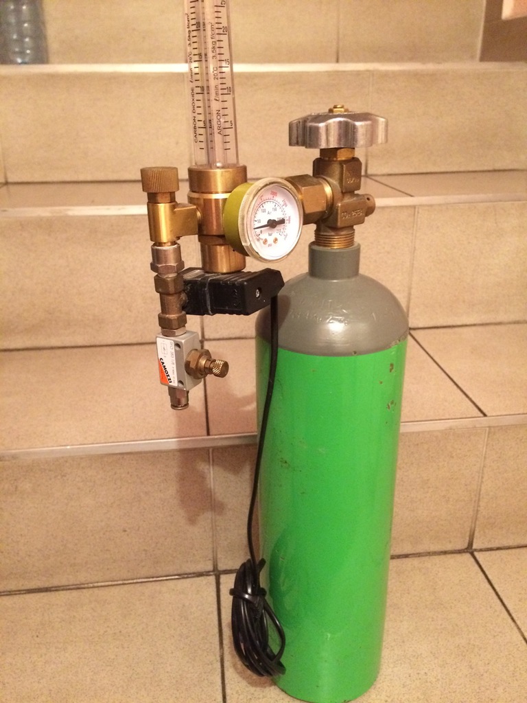 Zestaw Co2 elektrozawór BUTLA 2kg reduktor