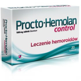 Procto - Hemolan control 20 tabletek, APTEKA
