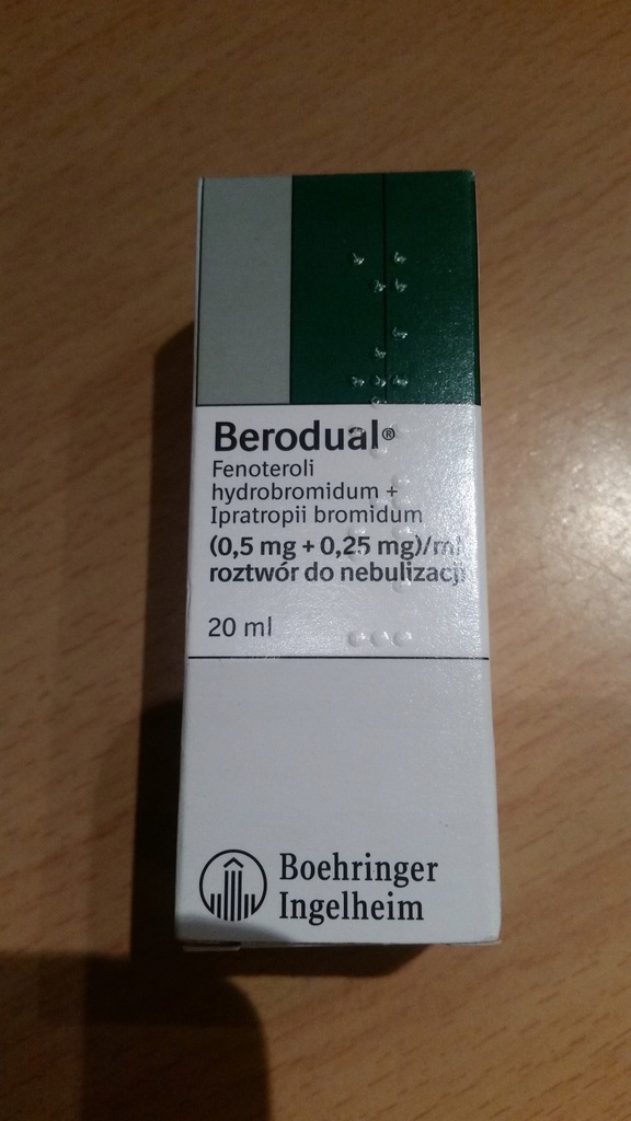 BERODUAL- Roztwór do nebulizacji 20 ml