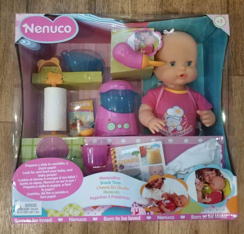 Lalka Nenuco 35cm z zestawem do karmienia