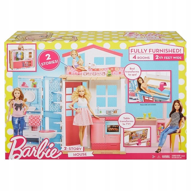 Domek 2-poziomowy Barbi