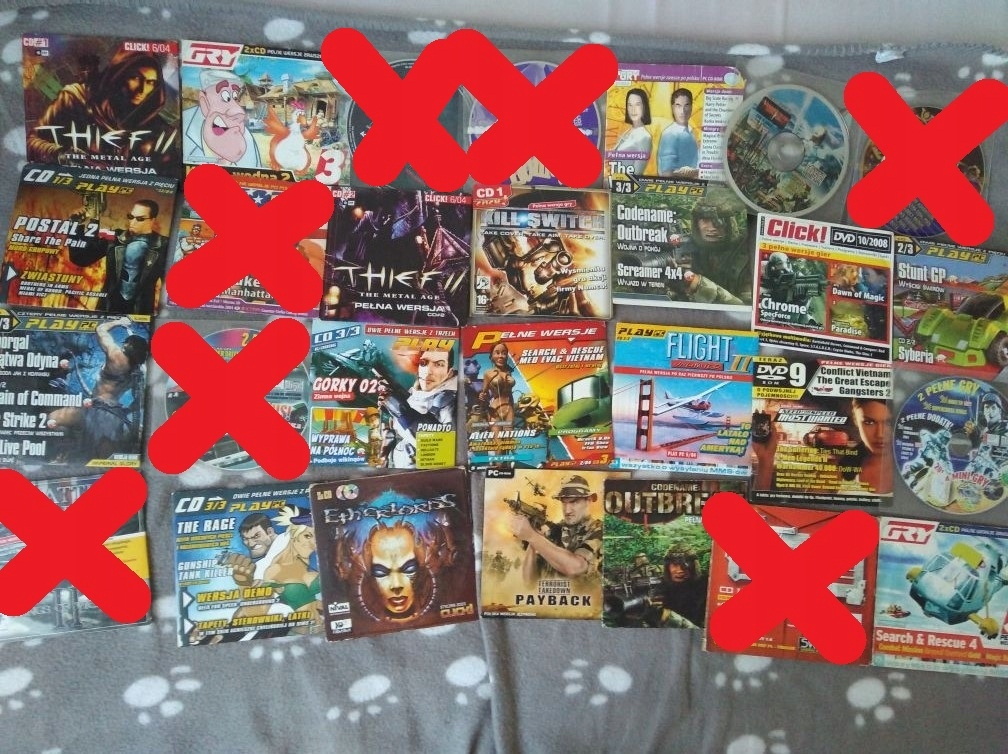 Gry z magazynów, cd action, click, play.