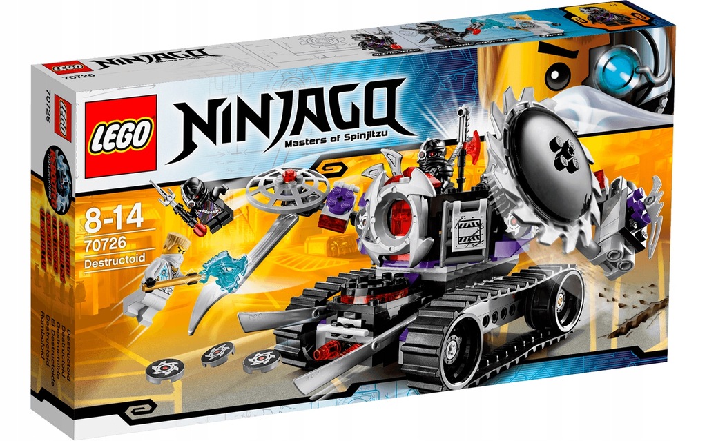 KLOCKI LEGO NINJAGO 70726 DESTRUKTOR NISZCZYCIEL