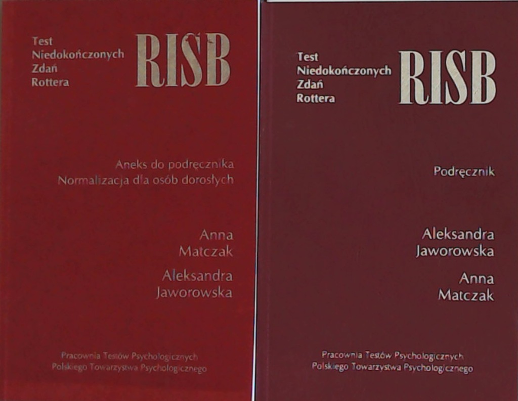 RISB TEST NIEDOKOŃCZONYCH ZDAŃ ROTTERA Matczak 2x