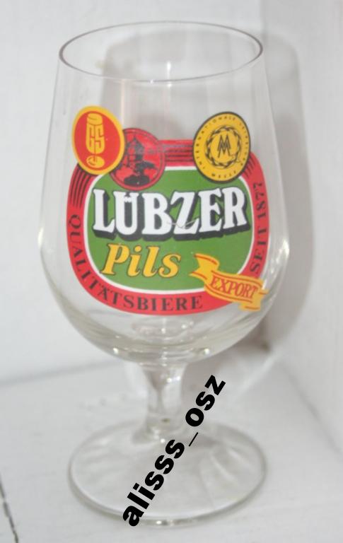 POKAL DO PIWA LUBZER PILS - 0,2 l - STARY RARYTAS