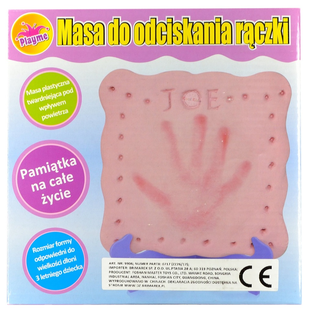 Masa Do Odbicia Stópek I Rączek MASA DO ODCISKANIA RĄCZEK NÓŻEK ODCISKÓW DŁONI - 7183692815 - oficjalne
