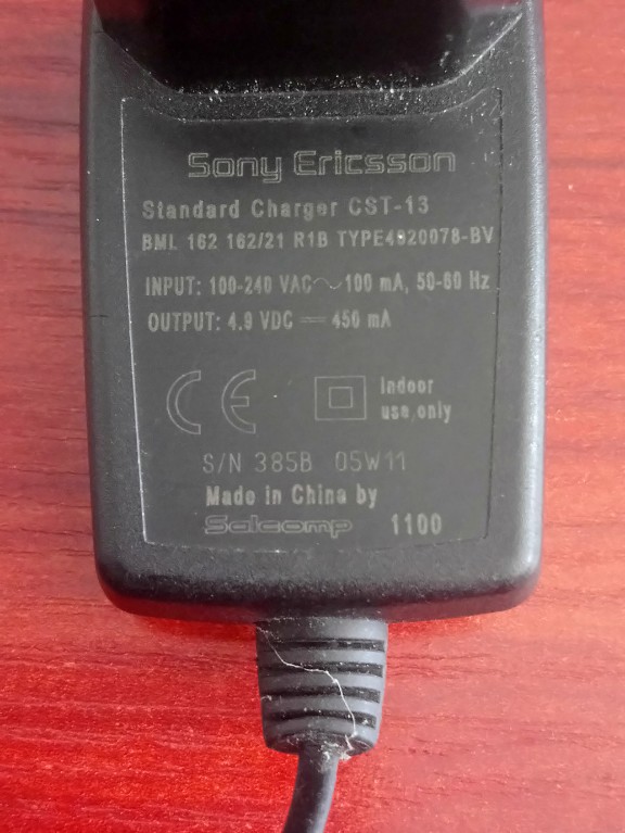 Ładowarka Sony Ericsson