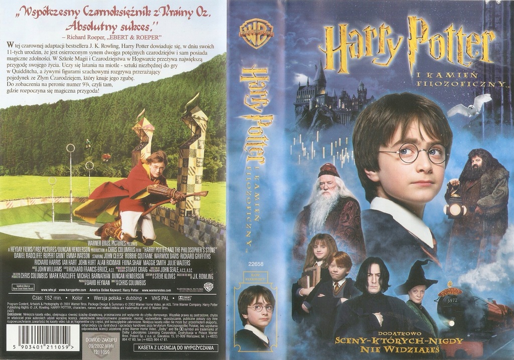 Harry Potter i kamień filozoficzny - VHS