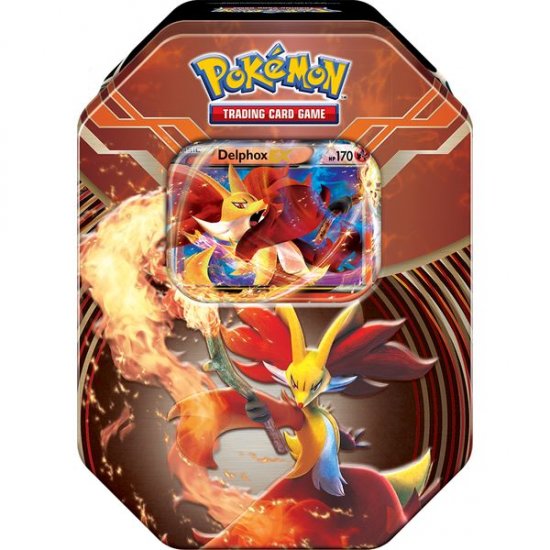 POKEMON - DELPHOX EX - KOLEKCJONERSKA PUSZKA