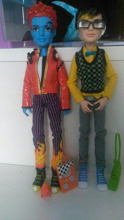 Monster High Holt Hyde i Jackson Jekyll UNIKAT