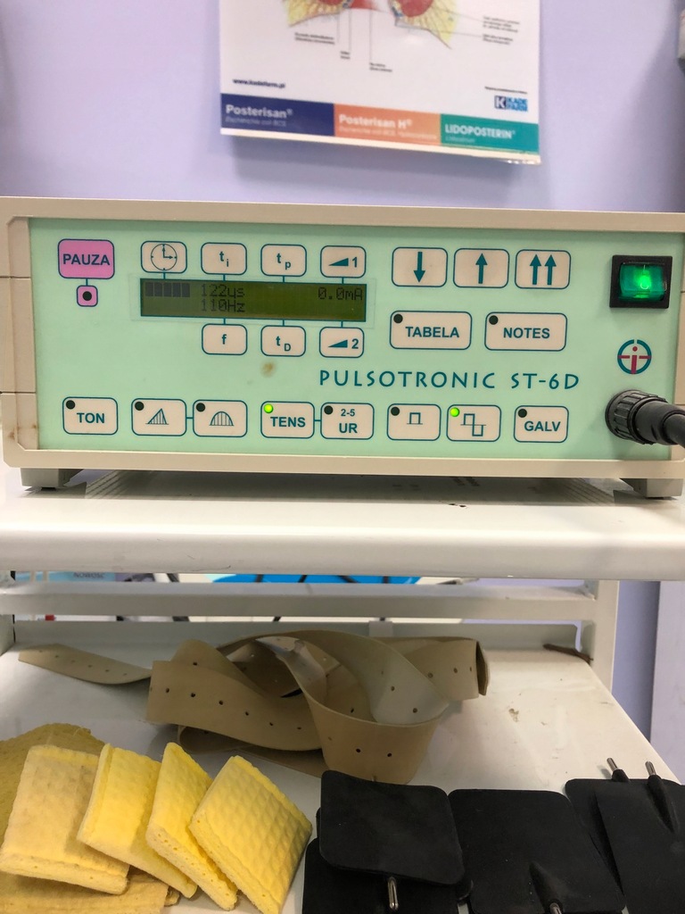 Pulsotronic ST-6D- Prąd do stymulacji przy porażeń