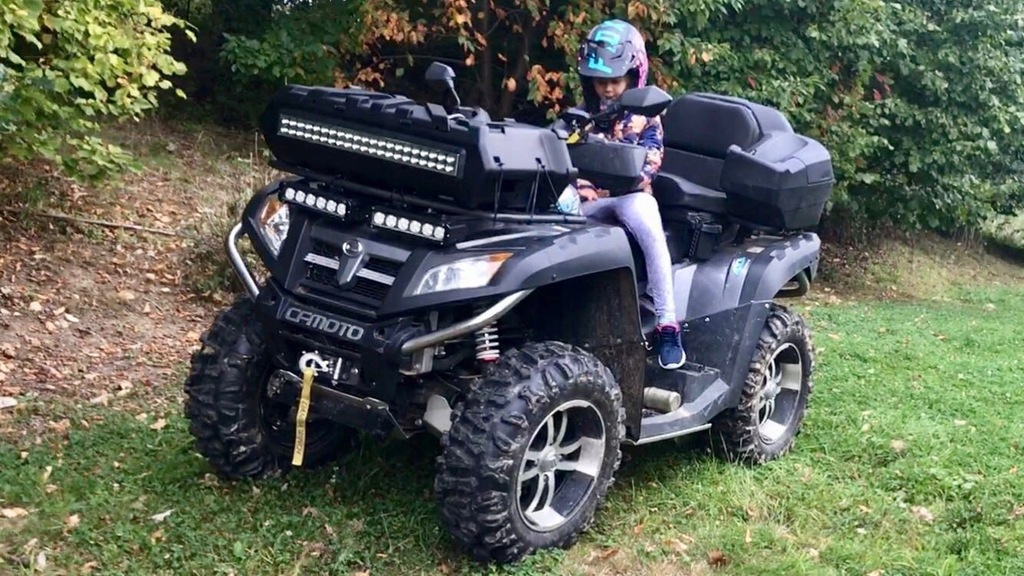 Nagłośnienie audio 800w +lampa led do Quad ATV