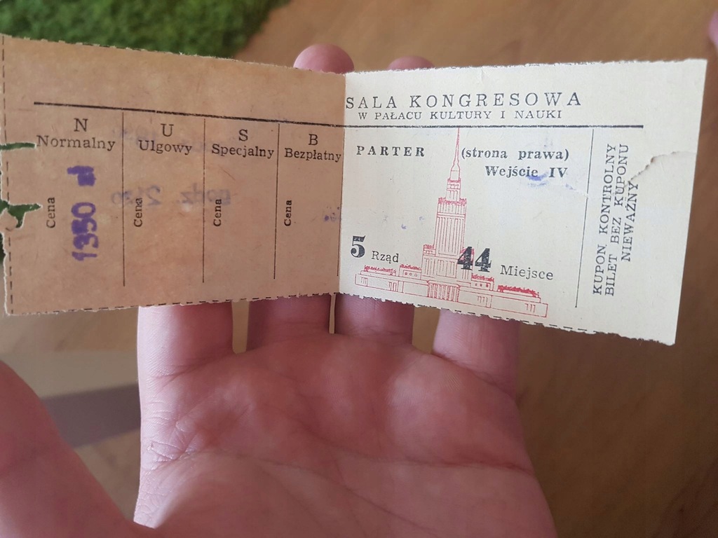 Bilet na koncert Miles Davis 23.10.1983 (Jazz)