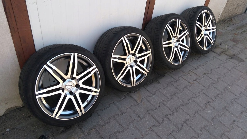 Felgi ASA GT2 18 5x120 + Opony letnie Hankook