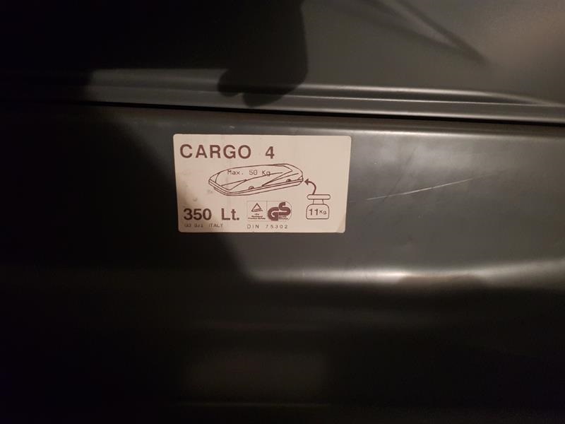 WŁOSKI BOX DACHOWY G3 CARGO 4 300L NOWY 7203039212 oficjalne