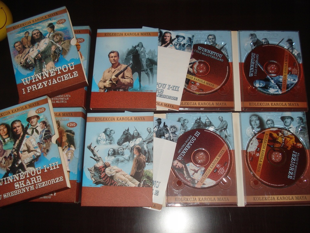 Walczyli Z Apaczami W Powieści Karola Maya Kolekcja Karola Maya Winnetou - 16 DVD, PL, Unikat - 7147670184