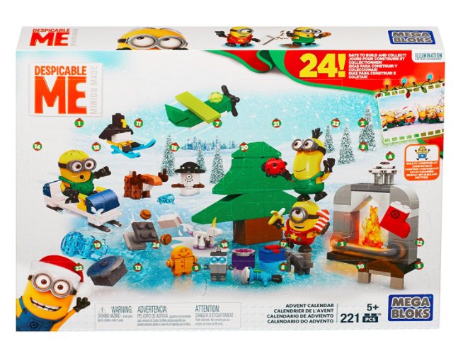 KALENDARZ ADWENTOWY MINIONS MINIONKI MEGA BLOKS