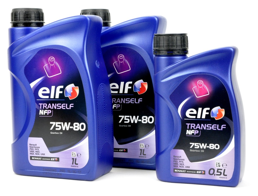 Olej ELF TRANSELF NFP 75W80 zestaw 3 litry RENAULT - 7098376884 ...
