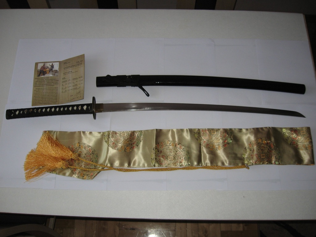 KATANA TRENINGOWA.MIECZ SAMURAJA.TAMESHIGIRI.
