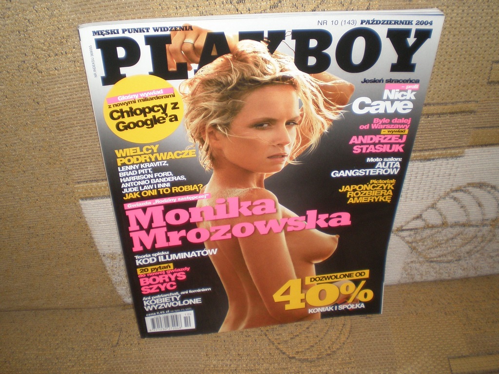 PLAYBOY 10(143)'04 MONIKA MROZOWSKA NAGO !!!!!!!!!