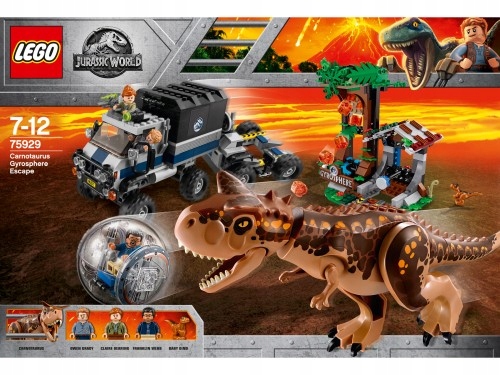 LEGO JURASSIC WORLD 75929 UCIECZKA PRZED KARNOTAUR