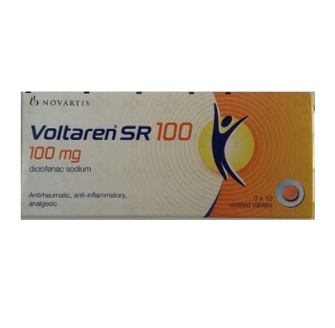 Voltaren SR przeciwbólowy stawy MOCNY ból tab 100