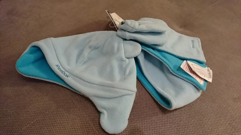 REEBOK - komplet zimowy czapka szalik rękawiczki 3