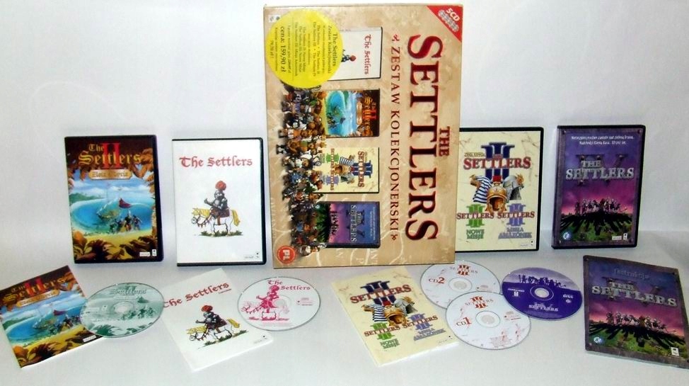 SAGA SETTLERS I II III IV Kolekcjonerska BIG BOX