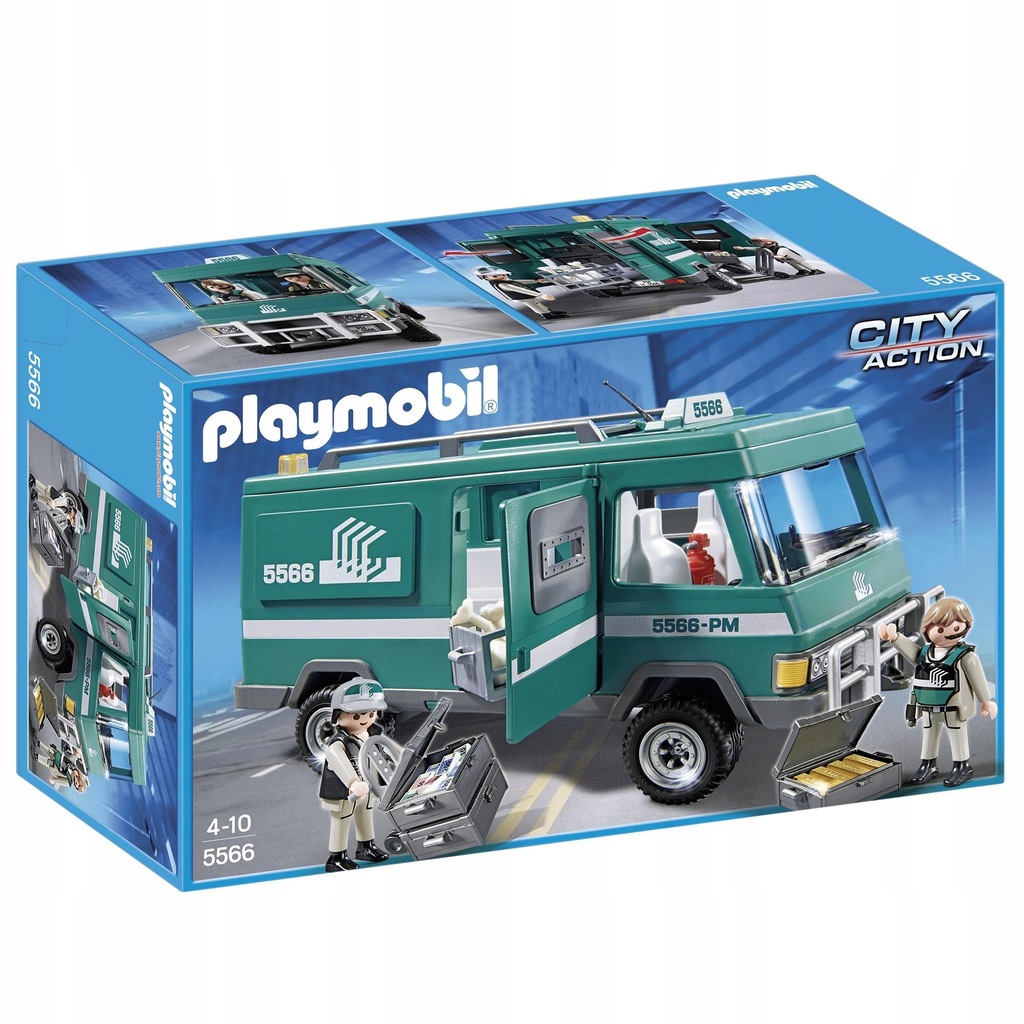 PLAYMOBIL 5566 TRANSPORT PIENIĘDZY + GRATIS