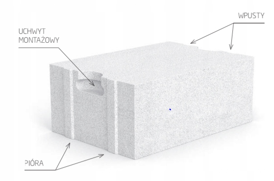 BETON KOMÓRKOWY SUPOREX PUSTAK SOLBET 24x24X59
