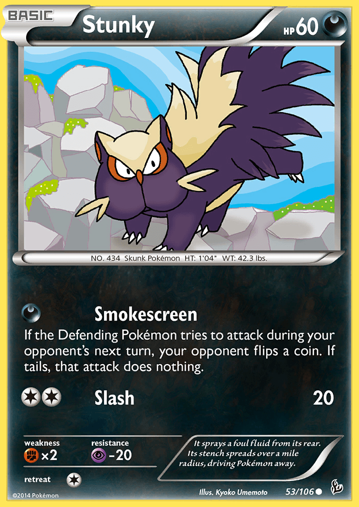 Pokemon Stunky XY2 53/106