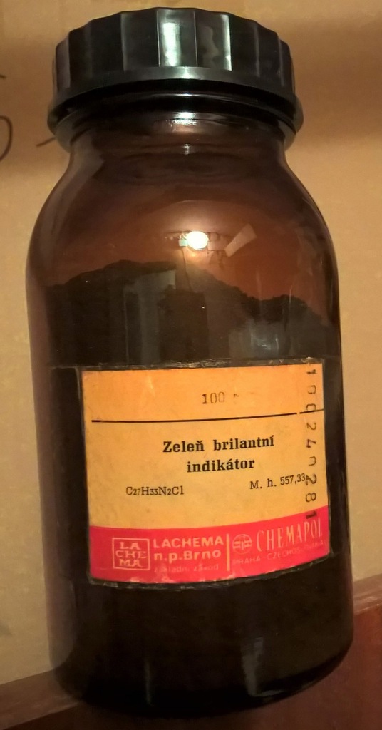ZIELEŃ BRYLANTOWA. 100g. Efektowna chemia.