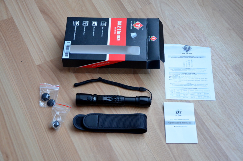 Latarka taktyczna iTP ELUMA SA2 2xAA EDC strobo 