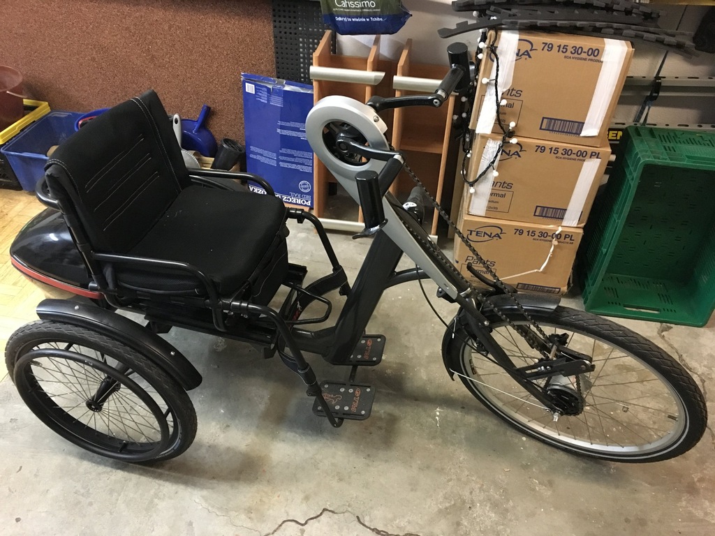 Handbike rower trójkołowy Gtm blackbird 3