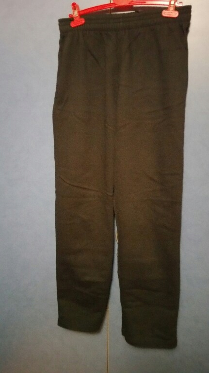 Spodnie Dresowe Czarne L/XL Pas 90 cm