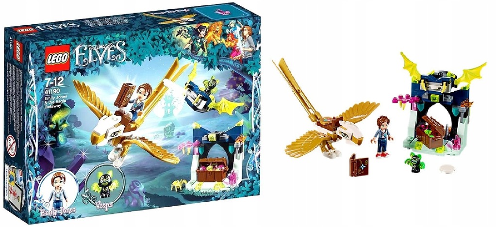 LEGO Elves - Emily Jones i ucieczka orła (41190)