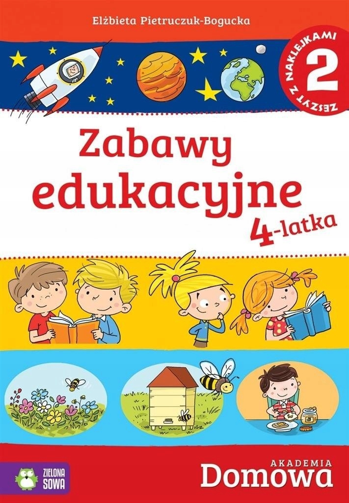 Książki Edukacyjne Dla 4 Latka Domowa Akademia. Zabawy edukacyjne 4-latka cz.2 - 7642800283