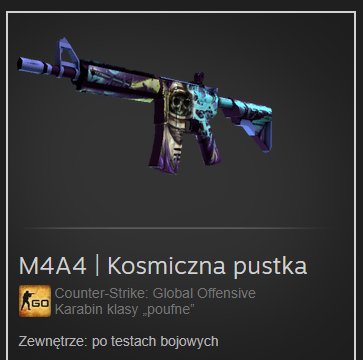 CS GO M4A4 | Kosmiczna pustka po testach bojowych
