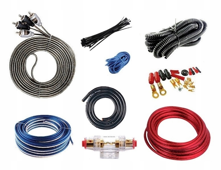 PRZEWODY KABLE CAR AUDIO 60A TUBA WZMACNIACZ BM 7491384963