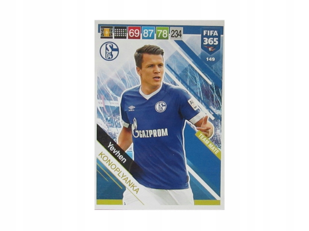 PANINI FIFA 365 2019 TEAM MATE KONOPLYANKA 149