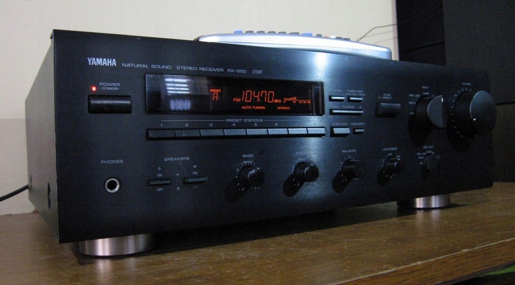 YAMAHA RX550 ŚWIETNY AMPLITUNER STEREO PILOT 7573164272 oficjalne