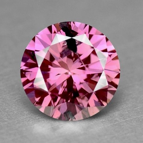 DIAMENT BRYLANT RÓŻOWY PINK Diamond 0,58 CT 5,25mm