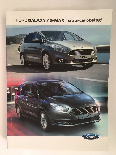 Ford GALAXY S-MAX 2015- instrukcja obsługi polska