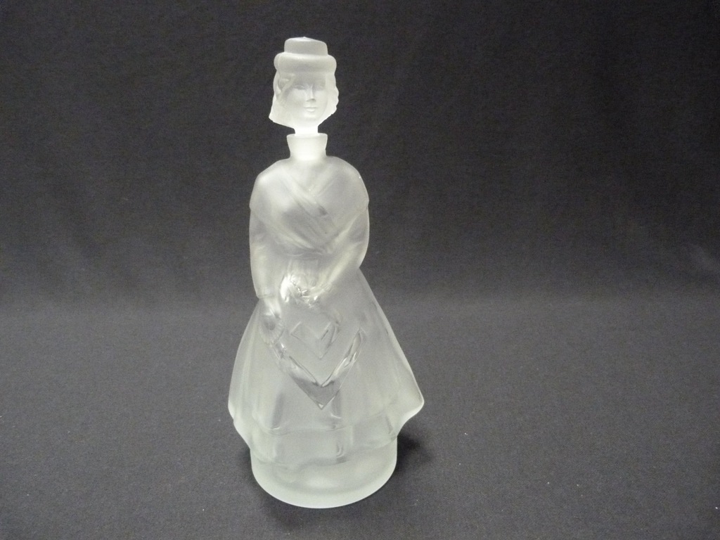 BOCHEMIA ART.DECO KARAFKA FIGURALNA,FLAKON