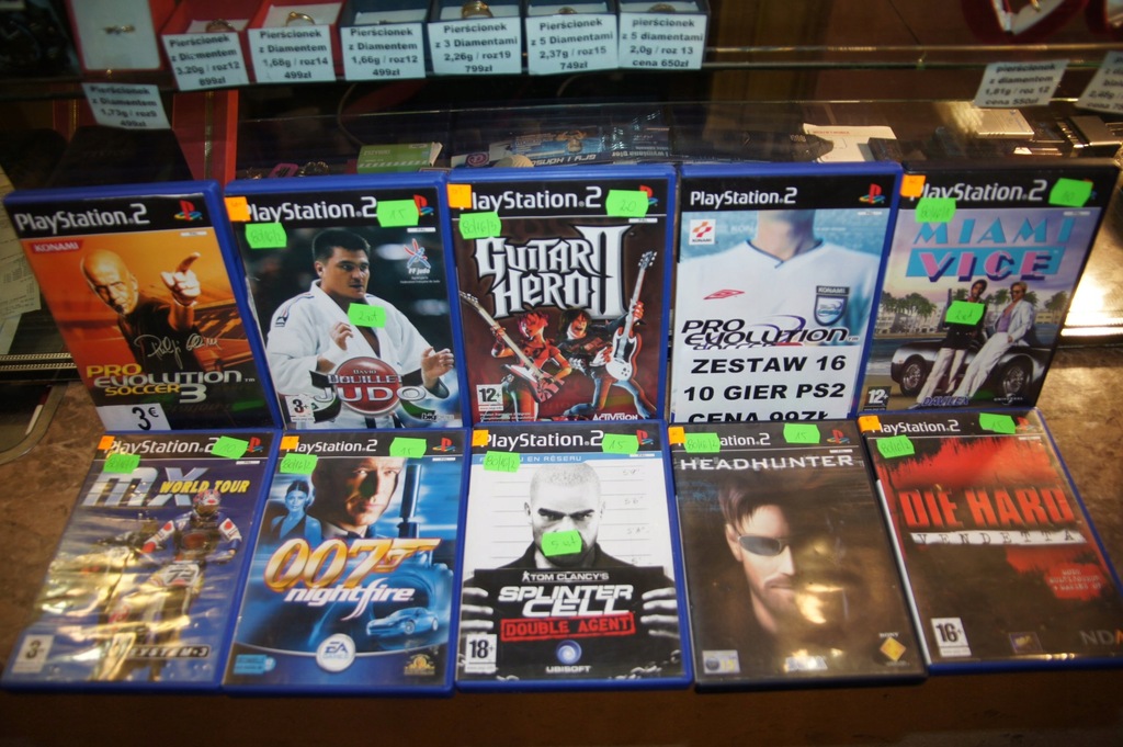 ZESTAW 15 PS2 10 GIER GRA GRY STRZELANKI RÓŻNE HIT