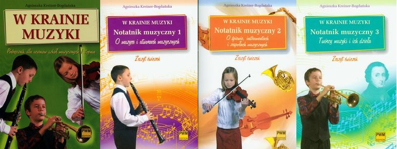 Podręcznik Do Muzyki Klasa 4 W krainie muzyki Podr.+ Notatnik muzyczny 1+2+3 - 7023327398