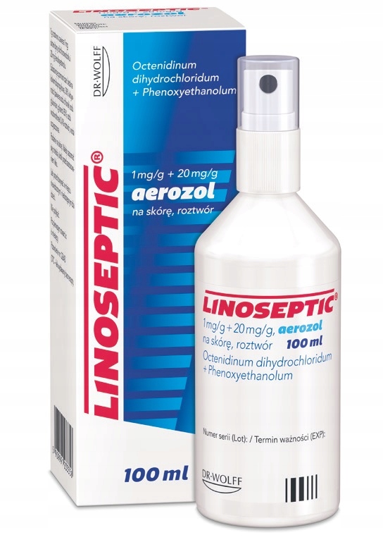 LINOSEPTIC 100ml Aerozol na skórę.