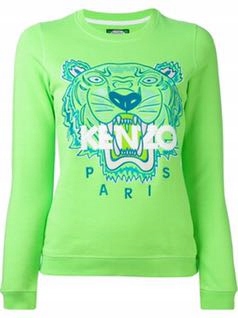 Bluza Kenzo Tiger Neon rozm S zielona